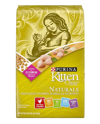 CAT CHOW Kitten Chow Naturals Dry Cat Food | Purina New Zealand