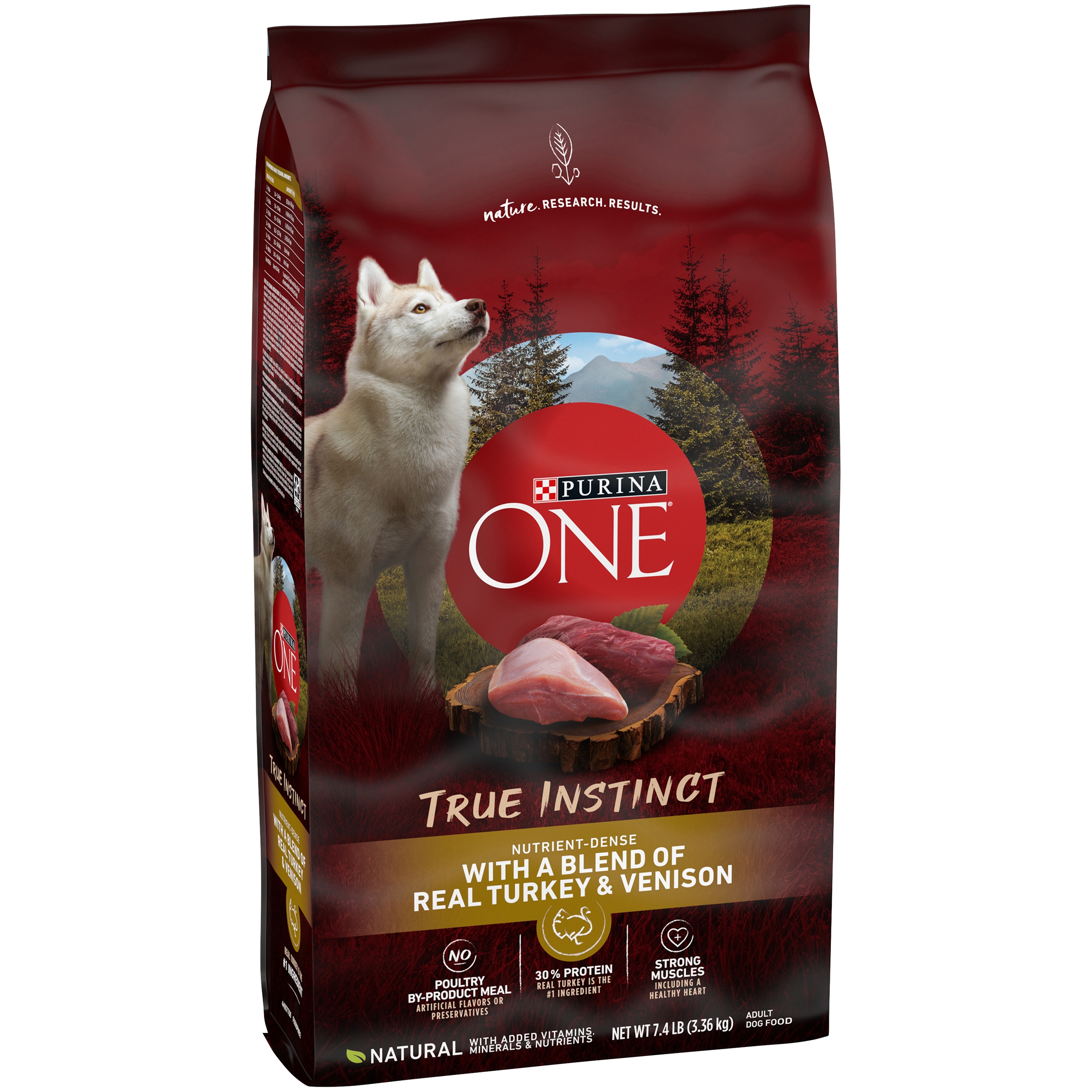 PURINA ONE True Instinct Real Turkey Venison Dry Dog Food | Purina NZ