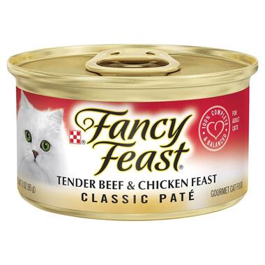 fancy feast tender beef