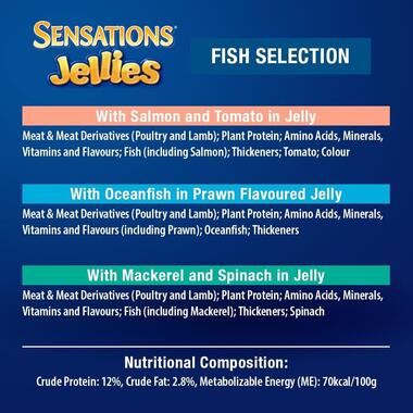 OSCAR Sensations Jellies Fish Selection With Oceanfish, Salmon & Mackerel selection