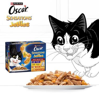 OSCAR Sensations Jellies Meat Selection With Lamb, Chicken & Turkey Food Image